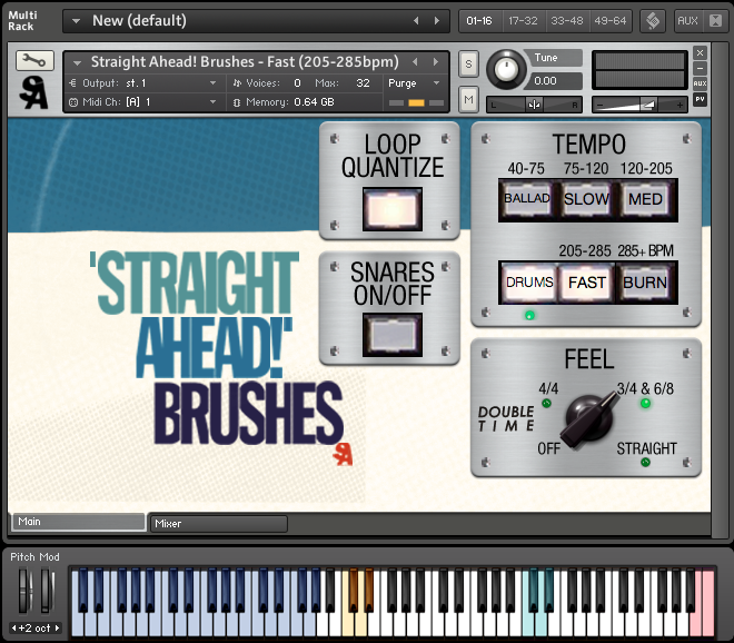 Straight Ahead! Samples Brushes & Mallets v1.1 KONTAKT