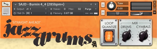 Straight Ahead! Samples Jazz Drums v1.5 KONTAKT