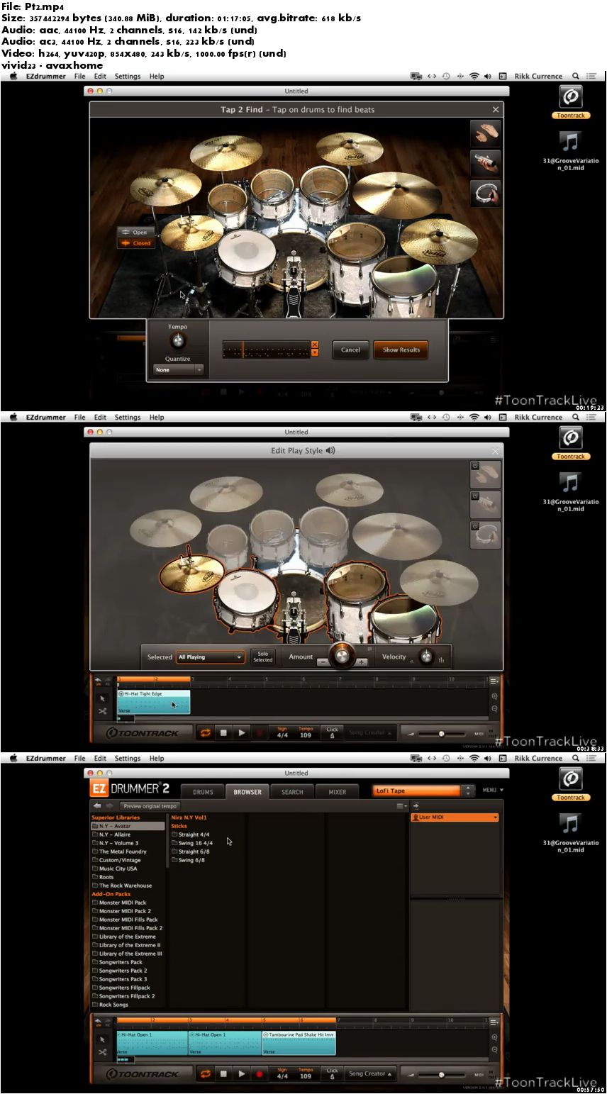 creativeLIVE - Songwriting with EZdrummer 2 with Rikk Currence