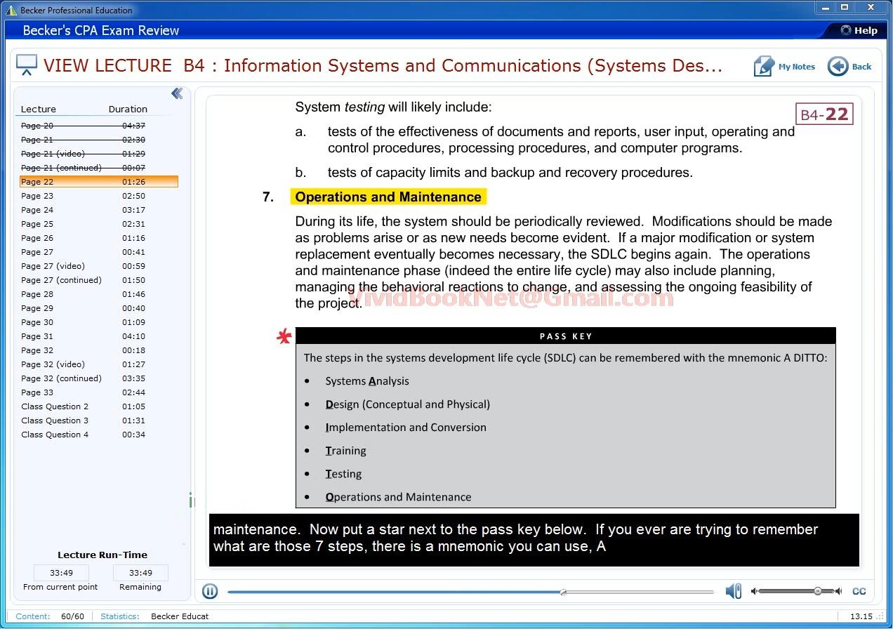 Becker CPA Exam Review 2014 - Business Environment and Concepts (BEC)