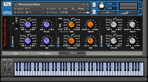 Sample Katra Percussion Boss KONTAKT