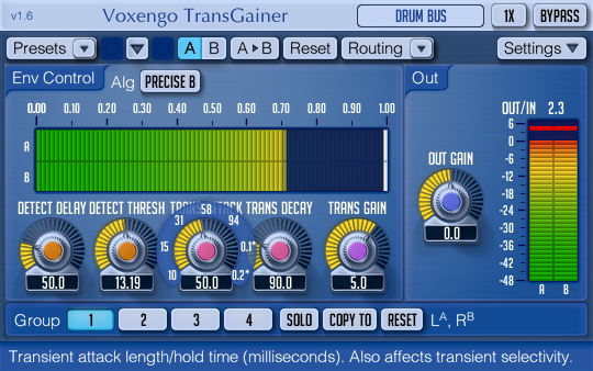 Voxengo TransGainer v1.6 Mac OS X