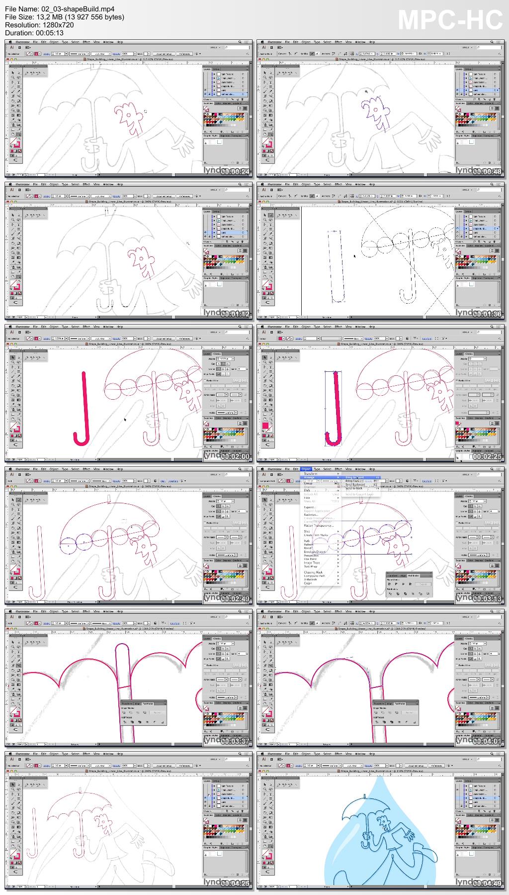 Lynda - Drawing Vector Graphics: Linear Line Illustration