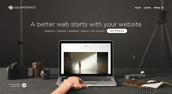 Lynda - Up and Running with Squarespace