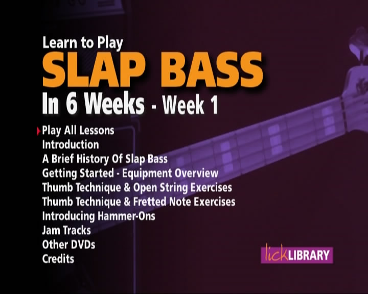 Lick Library - Slap Bass in 6 Weeks [repost]