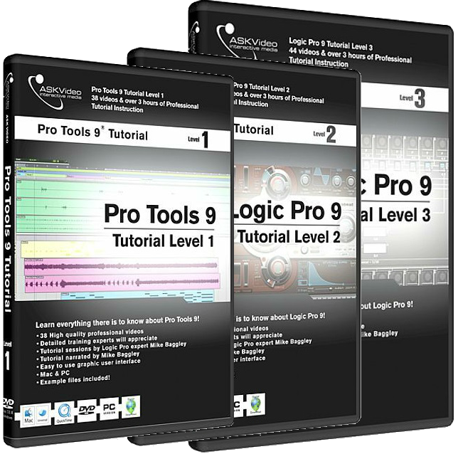 ASK Video Logic Pro 9 Tutorial (Level 1-3)