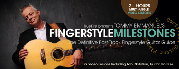 Truefire – Tommy Emmanuel’s Fingerstyle Milestones (2014)