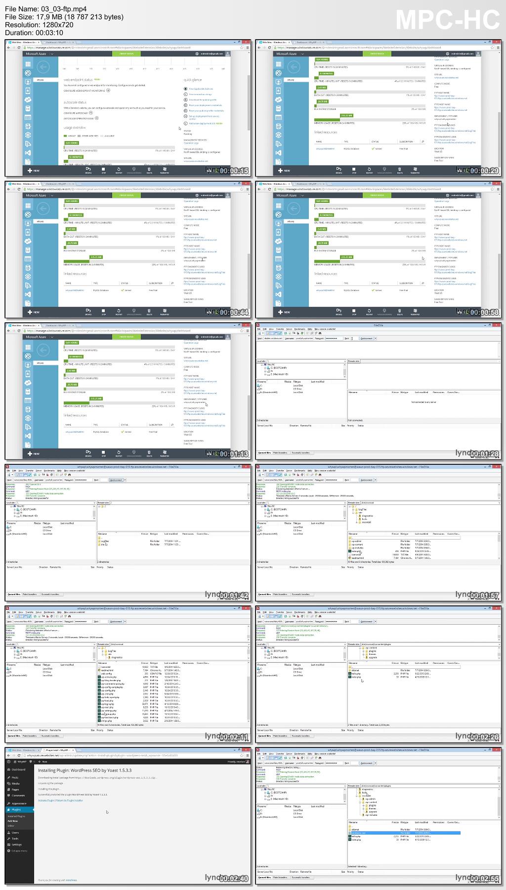 Lynda - Installing and Running WordPress: Microsoft Azure