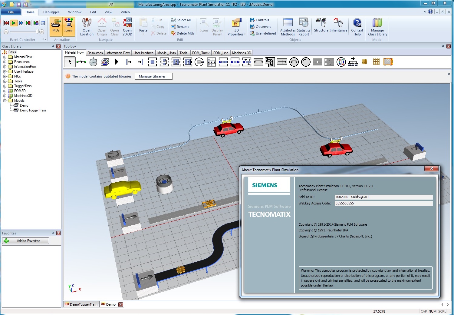 Siemens Tecnomatix Plant Simulation 11.1 TR2