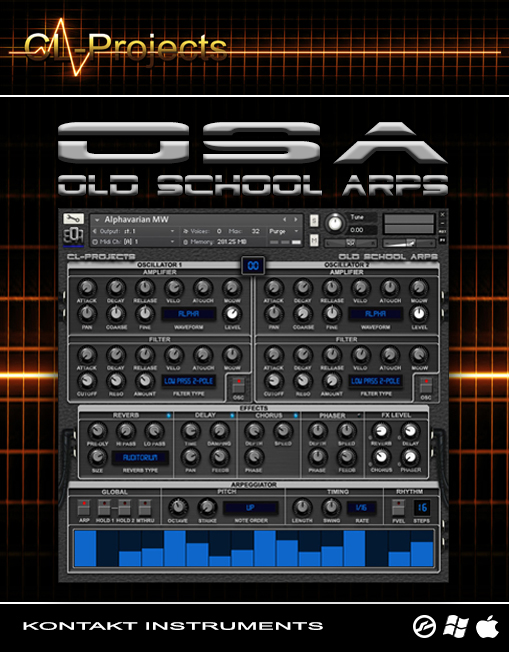 CL-Projects Old School Arps KONTAKT