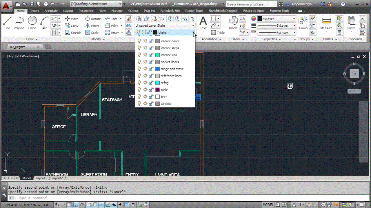 Creating Furniture, Fixture and Appliance Symbols in AutoCAD