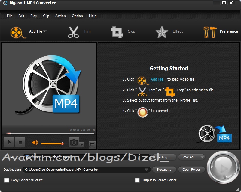 Bigasoft MP4 Converter 4.2.3.5213 Multilingual