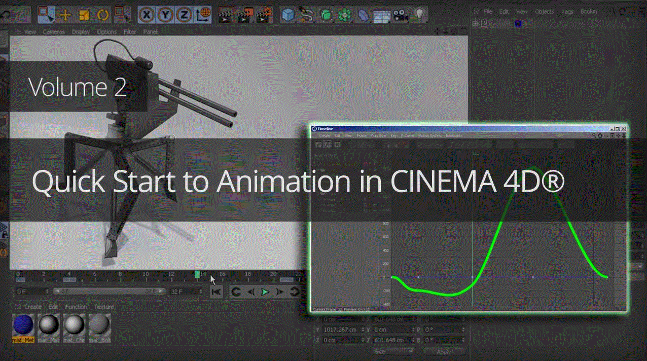 Quick Start to Animation in CINEMA 4D: Volume 2