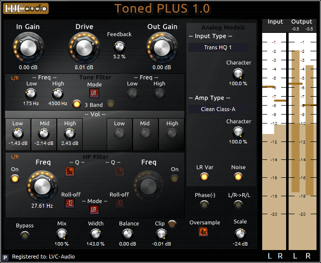 LVC-Audio TonedPLUS v1.0.0 (Win / Mac OS X)