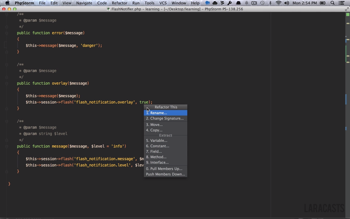 Laracasts - Be Awesome in PHPStorm (2014)