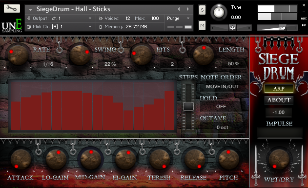 unEarthed Sampling SIEGE DRUM KONTAKT