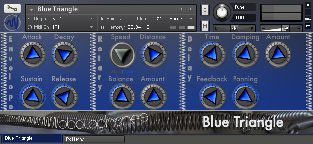 Wobblophones Blue Triangle KONTAKT