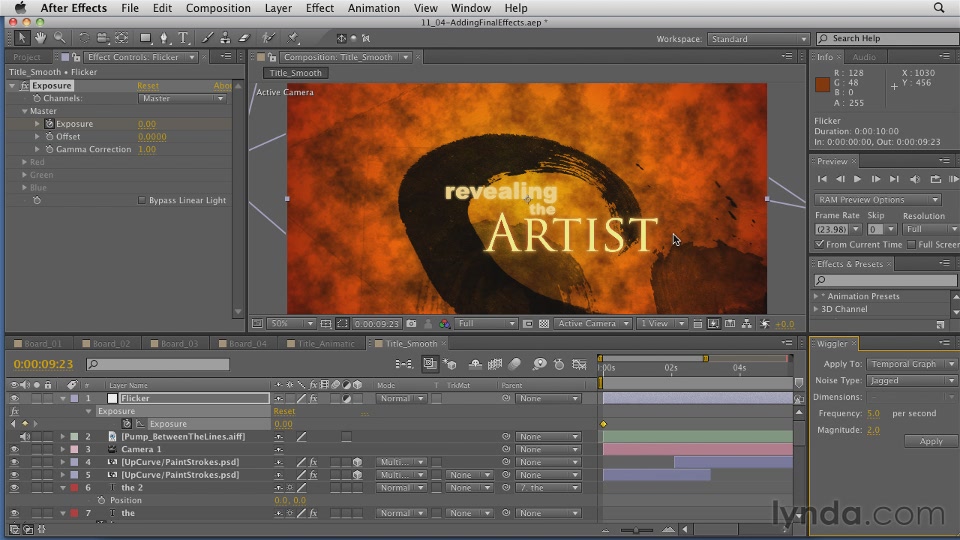 After Effects CS5: Creating Motion Graphics