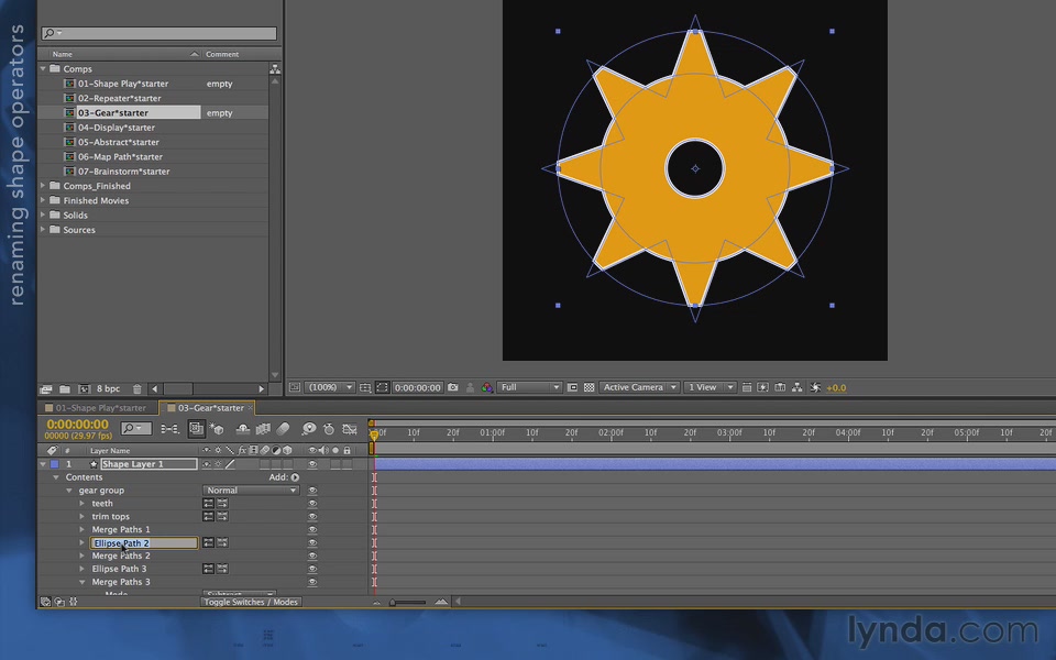 After Effects Apprentice 14: Shape Layers