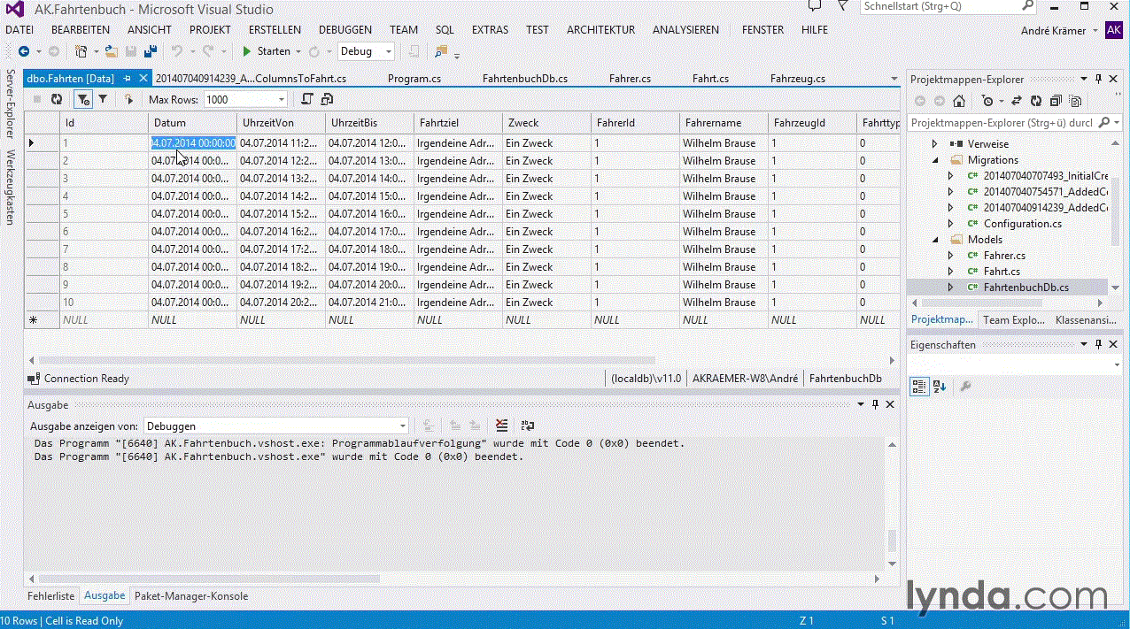  Entity Framework 6.1 Code First – Crashkurs O/R-Mapping Grundlagen