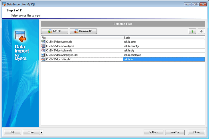 EMS Data Import for MySQL 3.7.0