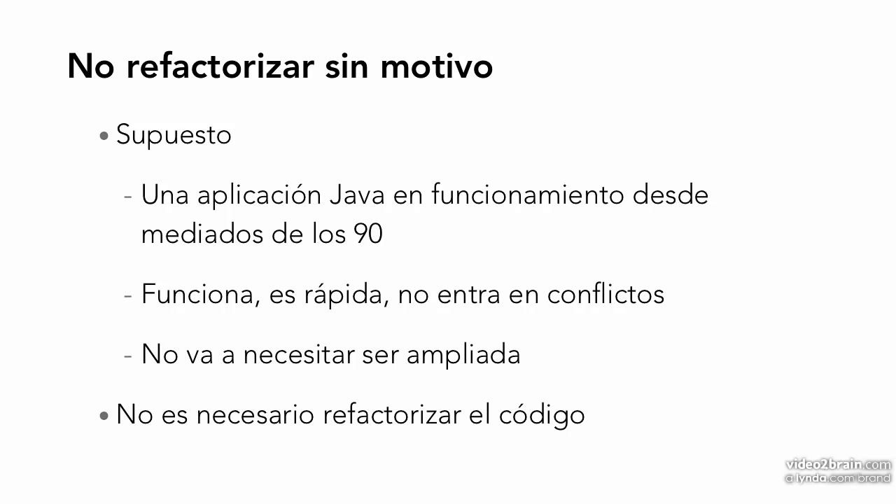 Fundamentos de la programación: Refactorización de código