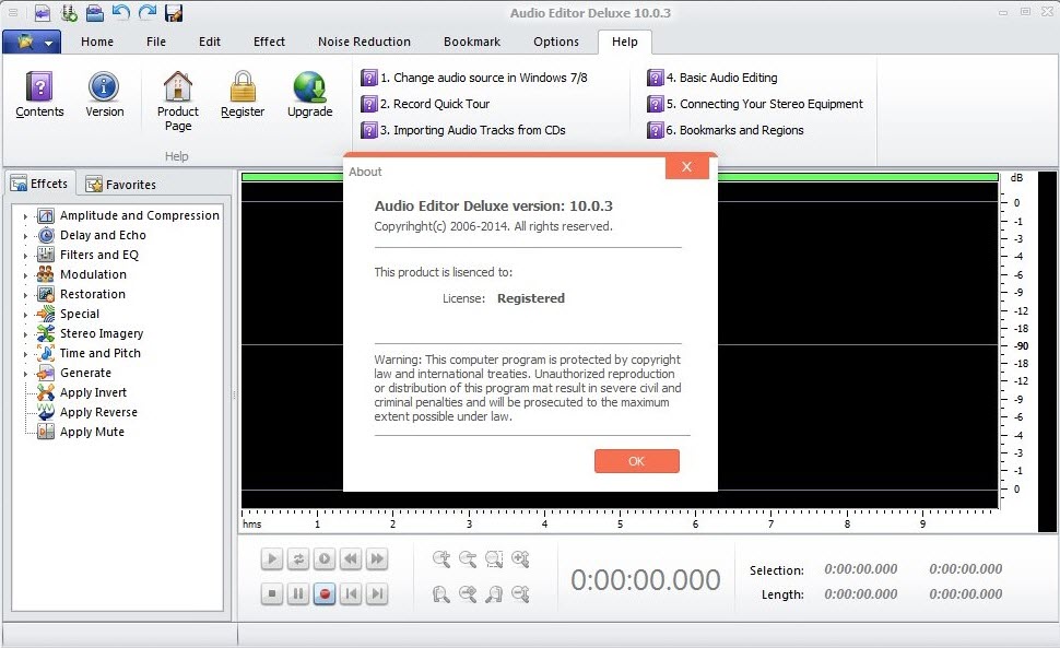 Audio Editor Deluxe 10.0.3