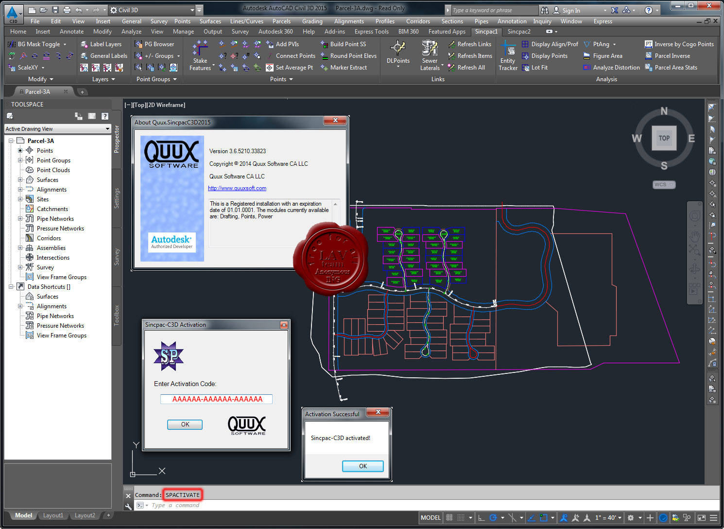 Quux Sincpac C3D 2015 v3.6.5210.33823 x64