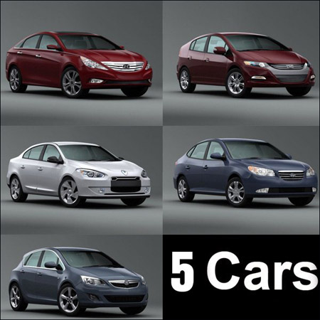 5 CG River Car models