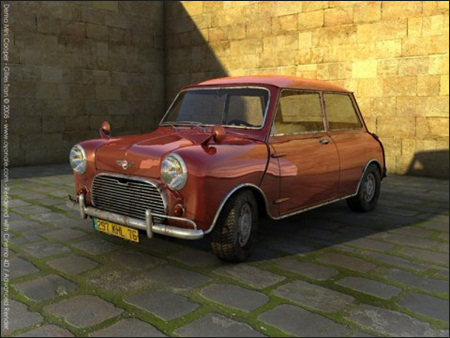 Mini Cooper (C4D,C4D/fR,OBJ)