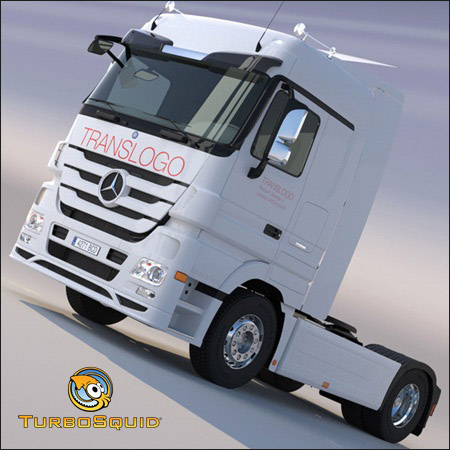 Turbosquid - New Mercedes Actros Space Cab