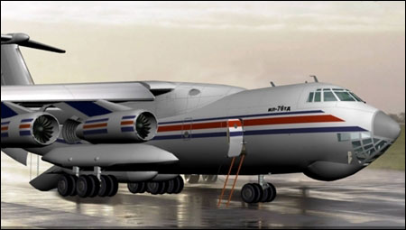 3D Model Plane IL 76TD