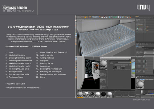 Envy C4D – Advanced Render Interiors