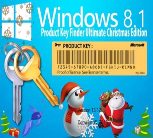 Windows 8.1 Product Key Finder Ultimate v13.12.2 Christmas Edition