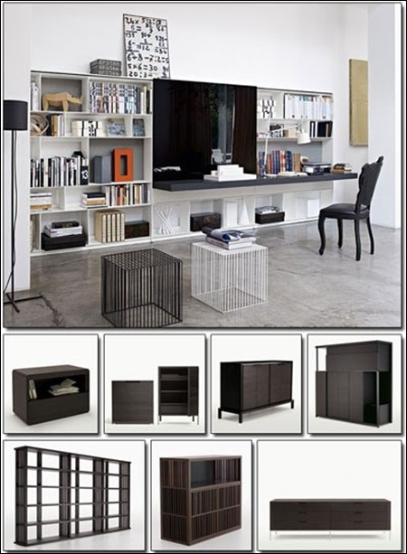 B&B Italia 3D Storage & Wall Systems 3d Models