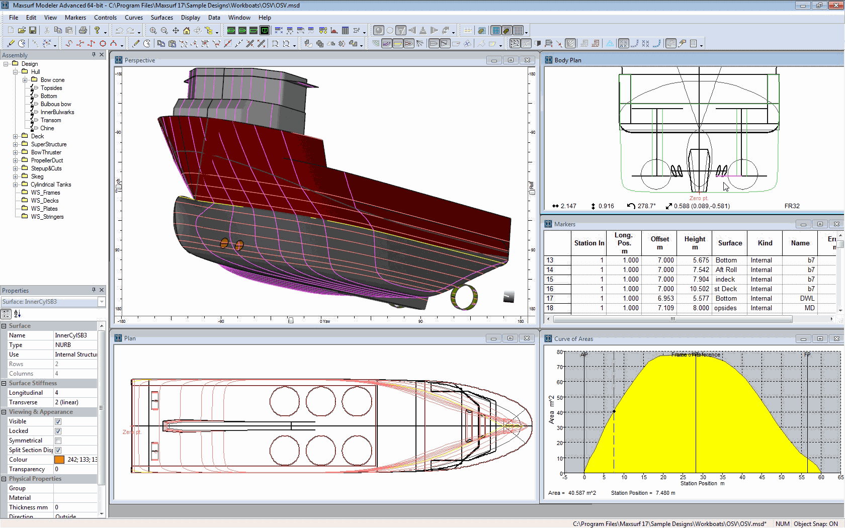 MaxsurfModelerScreen1