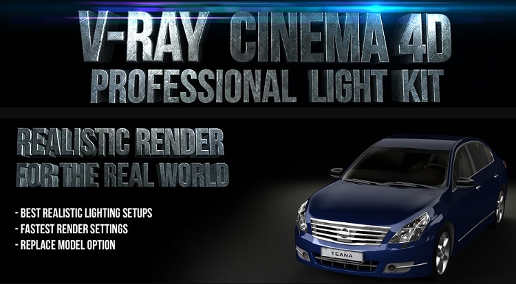 Cinema4dtutorial.net Vray C4d Proffessional Light Kit