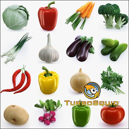 TurboSquid – Collection of Vegetables