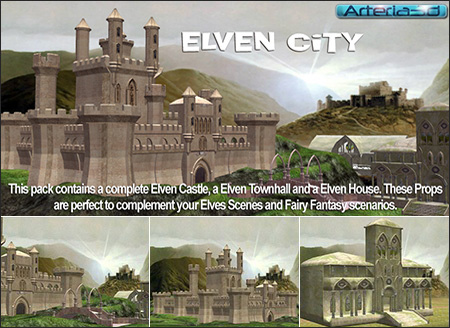 Arteria3d Elven City Pack