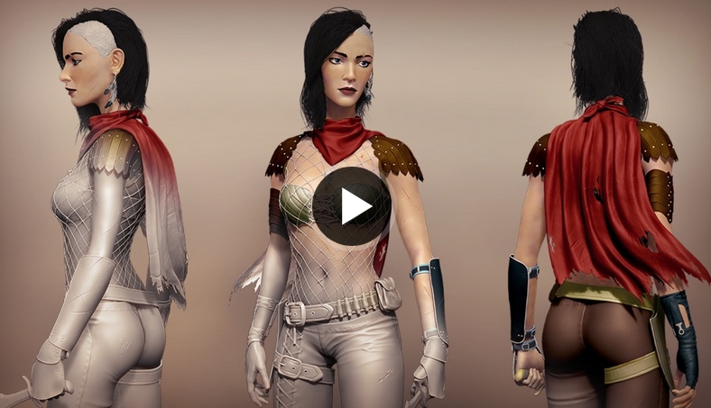 Sculpting a Female Assassin in ZBrush