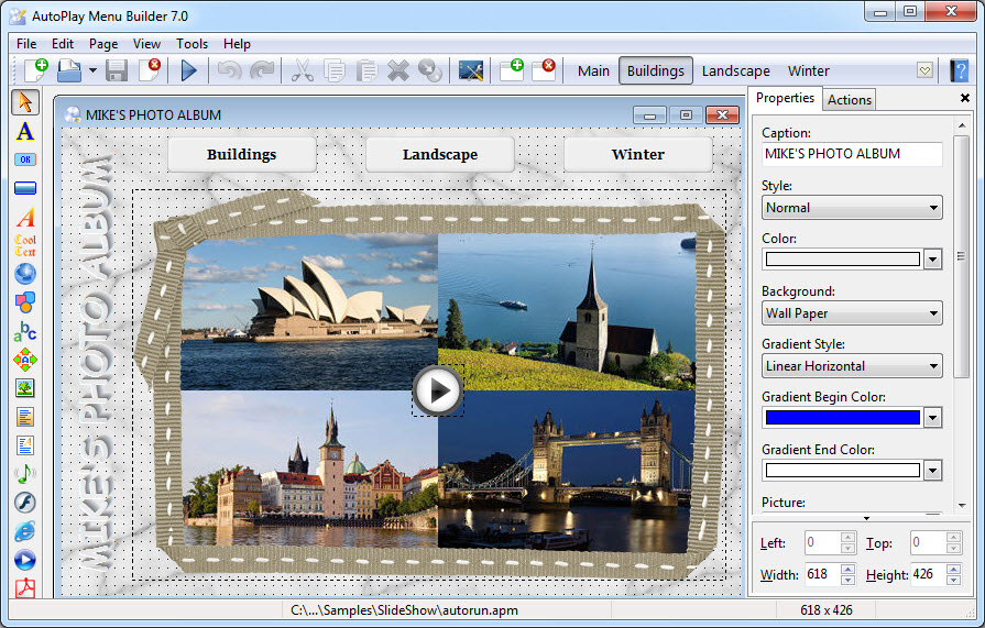 AutoPlay Menu Builder 7.0 Build 2188