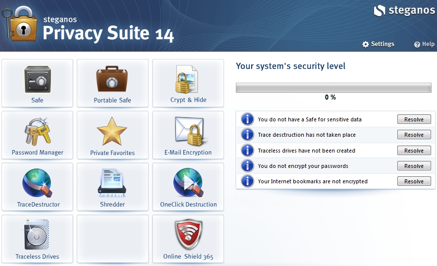 Steganos Privacy Suite 14.0.5 Revision 10232