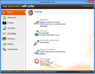 Maxidix Wifi Suite 14.9.22 Build 720 无线网络管理辅助工具