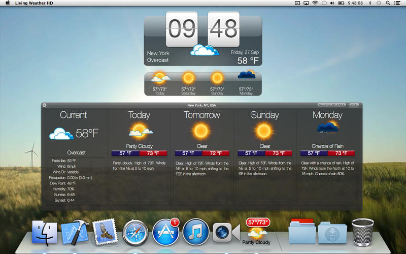 Living Weather HD v2.6 Mac OS X