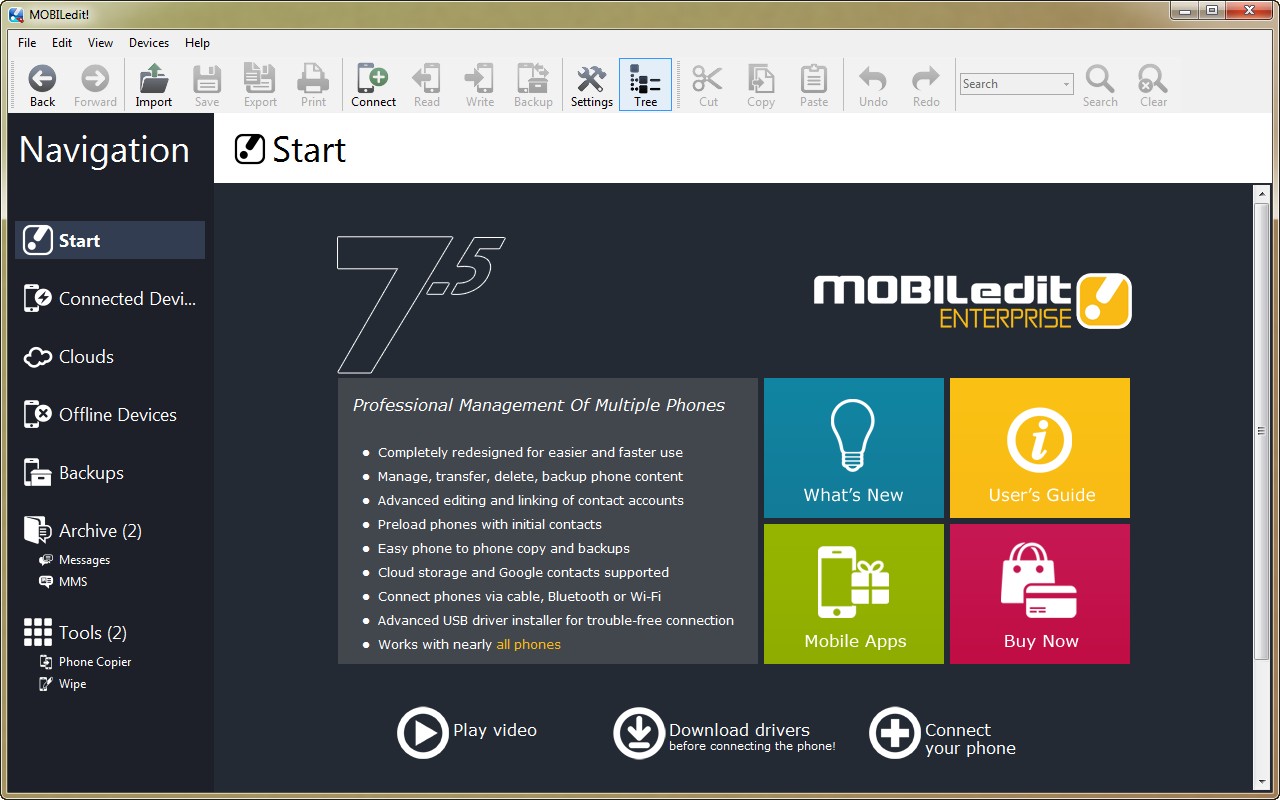 MOBILedit! Enterprise 7.5.0.4173