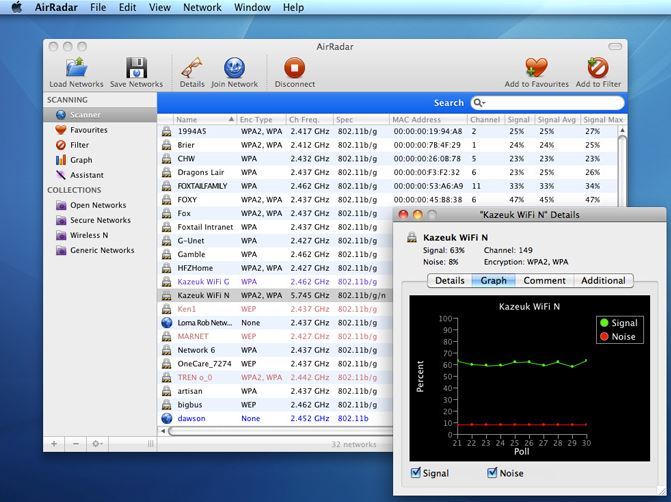 AirRadar v2.3.1 (Mac OS X)