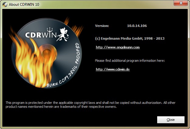 CDRWIN 10.0.14.106