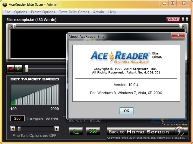 AceReader Elite 10.0.4