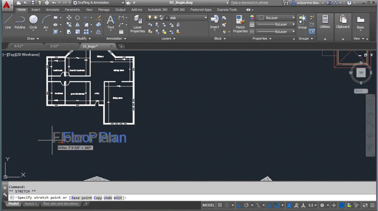 Visibility and Layouts in AutoCAD