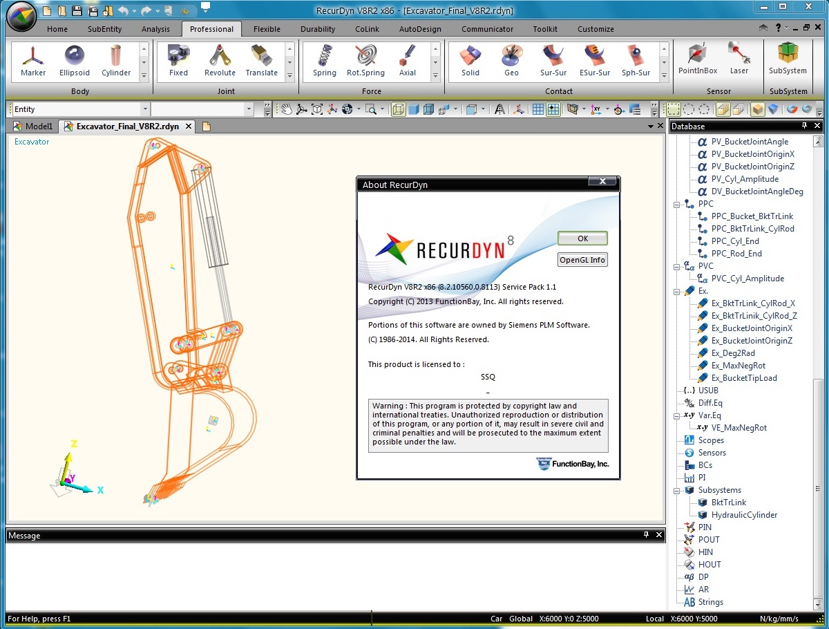 FunctionBay RecurDyn V8R2 SP1.1